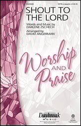 Shout to the Lord SATB choral sheet music cover